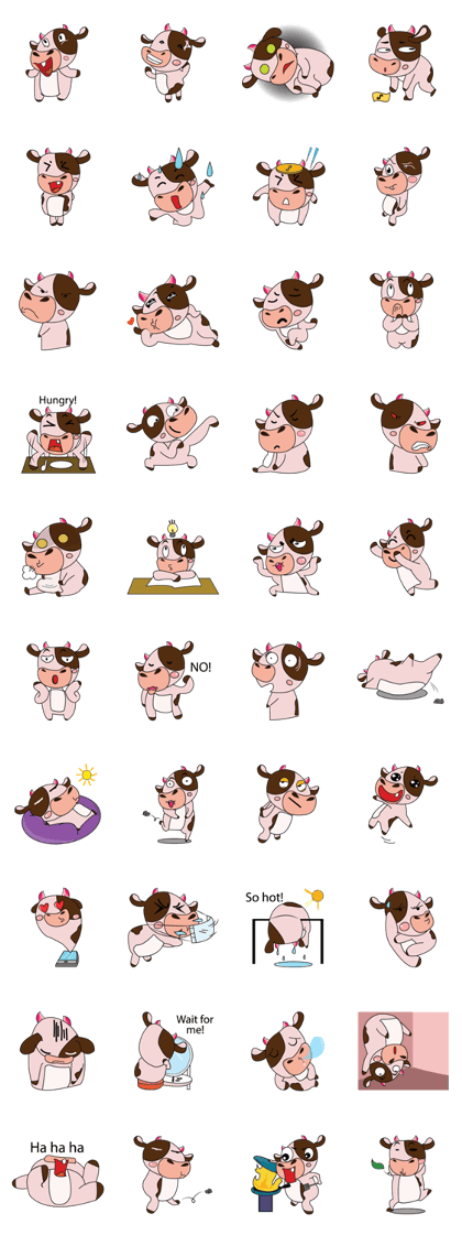 Lovely Dairy Cow in Kinky Time