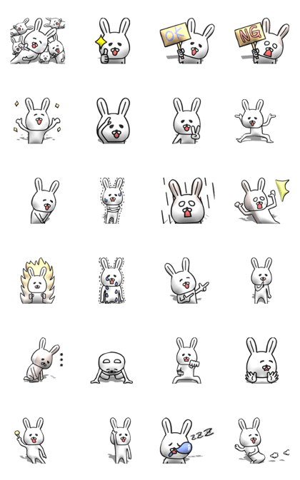 [3D] Cute Dynamic rabbit