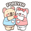 French Bulldog PIGU-Animated Sticker I