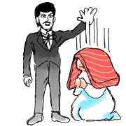 A gentleman who says a gag