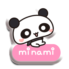 Minami of a panda