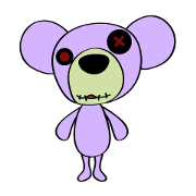 Vooboo bear doll