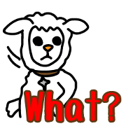 It is a cute sheep character in Japan. It is a cute sheep character in Japan.