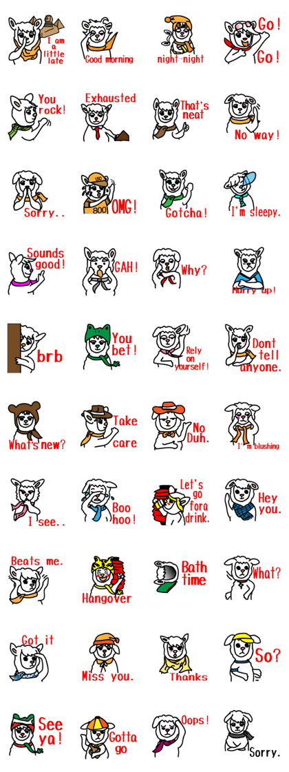 It is a cute sheep character in Japan. It is a cute sheep character in Japan.