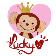 Lucky Heart~Smiling little monkey Lucky Heart~Smiling little monkey