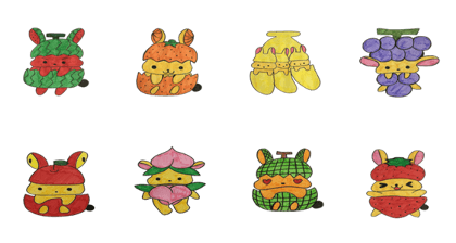 Rabbit in egg ~Fruits~