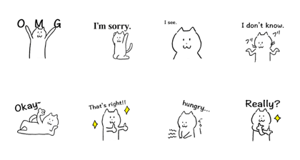 Surreal and cutest cats in English!