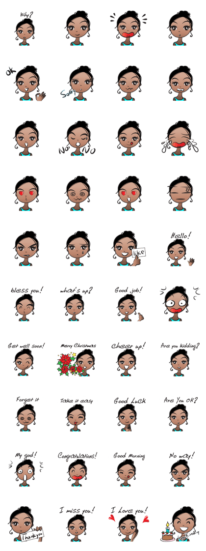 Black beauty & with hair tied Black beauty & with hair tied