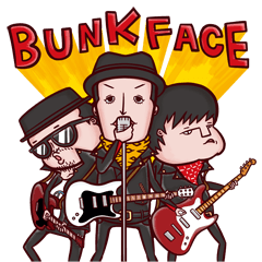 BUNKFACE Official Sticker