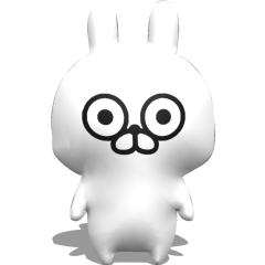3D動感兔