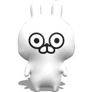 [3D] Three-dimensional rabbit!