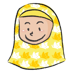 yellow scarf girl