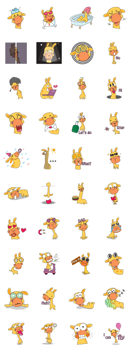 Funny and Adorable Giraffe
