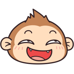 POPO Monkey emoji sticker