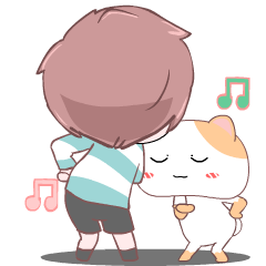 Brown hair boy : Animated (japanese ver)