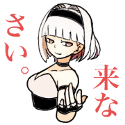 girl in black and white