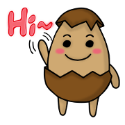 a cute tea egg baby
