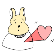 Beaf's rabbit sticker