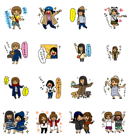MIUTI Friends Sticker