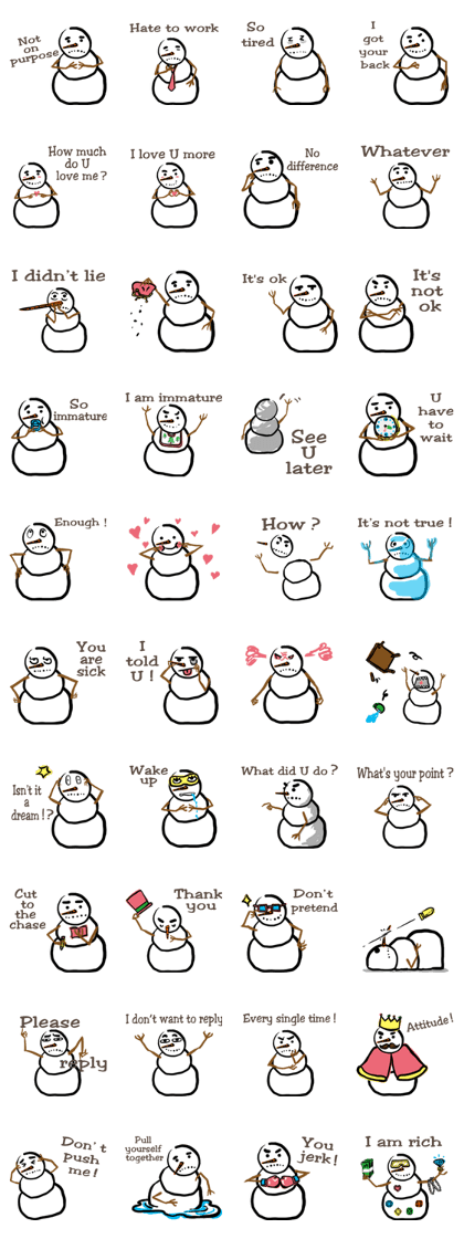 Snowman is coming (English)