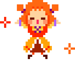 動くドット絵!お姫さま