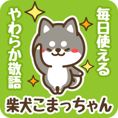 Petit Black Shiba Komacchan (Honorific)