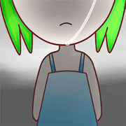 Green Hair Girl from Tomorrow