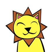 It is the expression of the lion.
