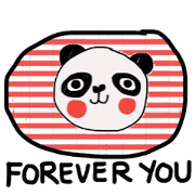 Panda lover in Febuary (Valentine's day)