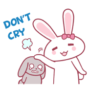 Pink rabbit boll