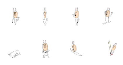 rabbit man 01 animation