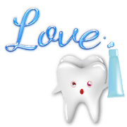 Shiny teeth