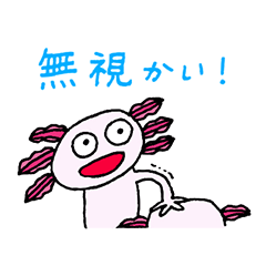 funny face Axolotl