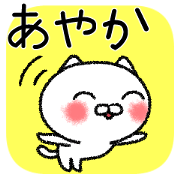Ayakachan neko sticker