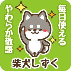 Petit Black Shiba Shizuku (Honorific)