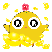 Small yellow chicken