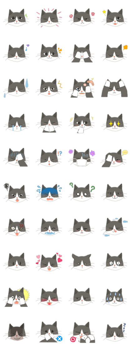 Cat 40Sticker