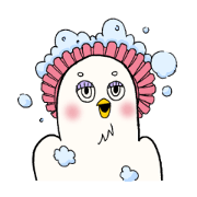 Funny face bird