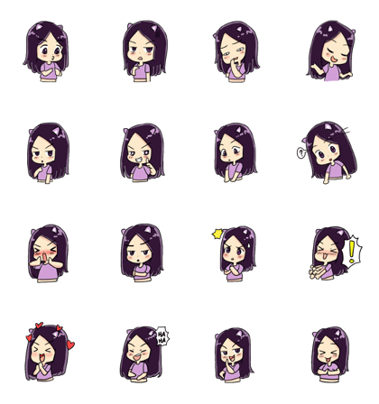 Cute Purple Zwi