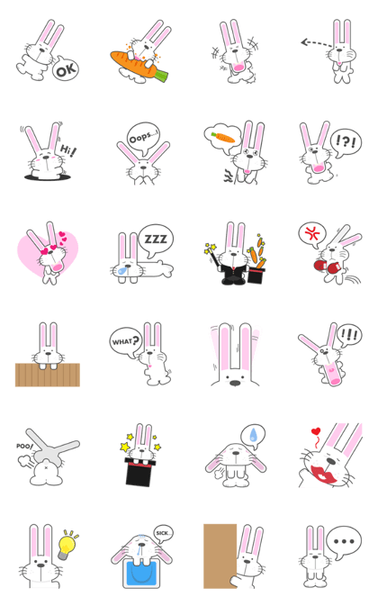 BUNNY The Little Cute White Rabbit