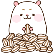 [Animated Stickers] Cute hamster "DANGO"