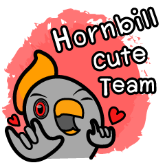 Hornbill Cute Team2