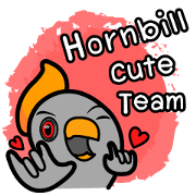 Hornbill Cute Team2