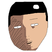 A man with a hole in his head