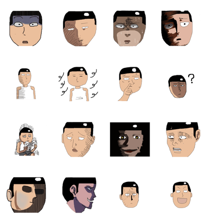 A man with a hole in his head