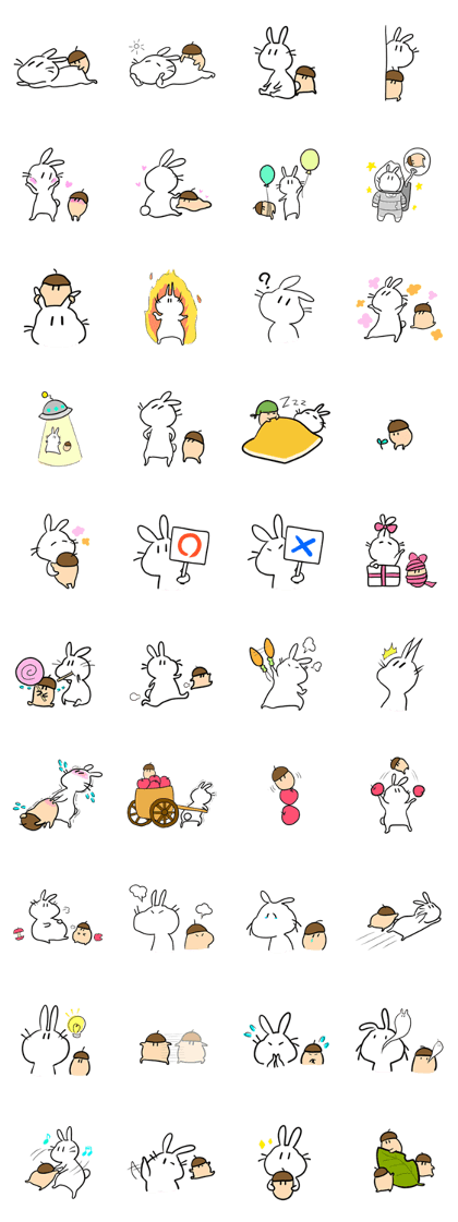 Rabbit and Acorn