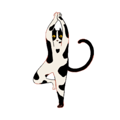 Power Yoga Cat Jan -without Background