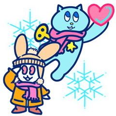 Nezi Cat, Wu Rabbit, Tsuno Dog Winter