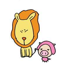Lion and Piggy