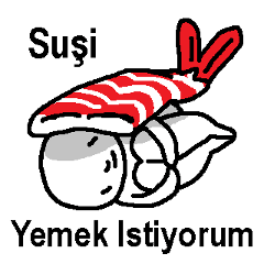 (土耳其語)這裡有你想吃的壽司嗎？